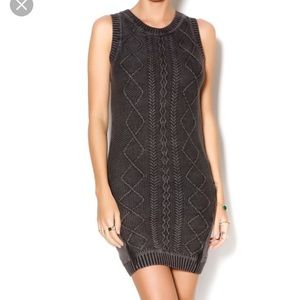 NWT Paper crane grey sweater dress